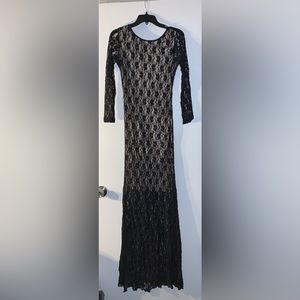 Long lace dress